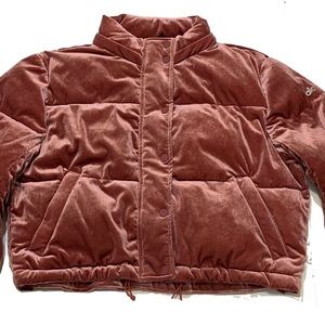 S / Alo Yoga Velvet Puffer jacket